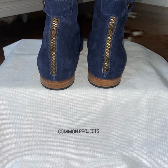 Common Projects X Robert Geller Chelsea Boot w/Zipper Navy Men Eu 41(US8) - Picture 4 of 13